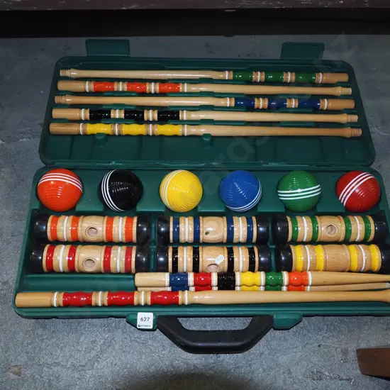 6 player croquet set in carry case