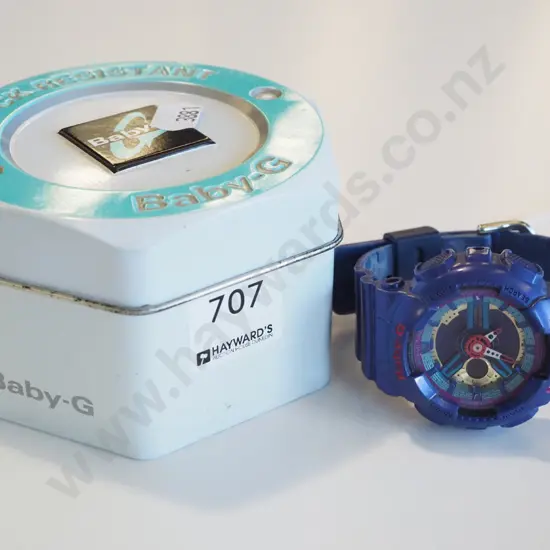 Casio Baby G watch in tin