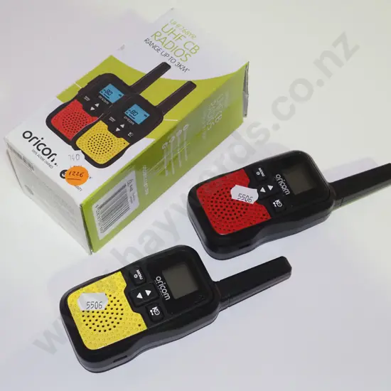 pair of Orco UHF CB radios