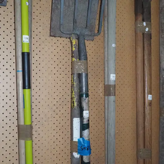 garden spade and fork