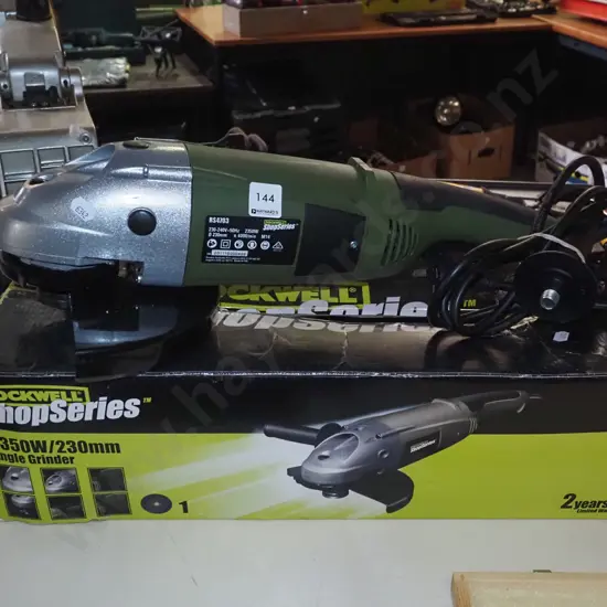 as-new Rockwell 2350W 230mm angle grinder
