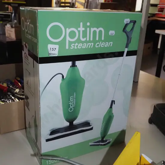 box; Optim steam cleaner