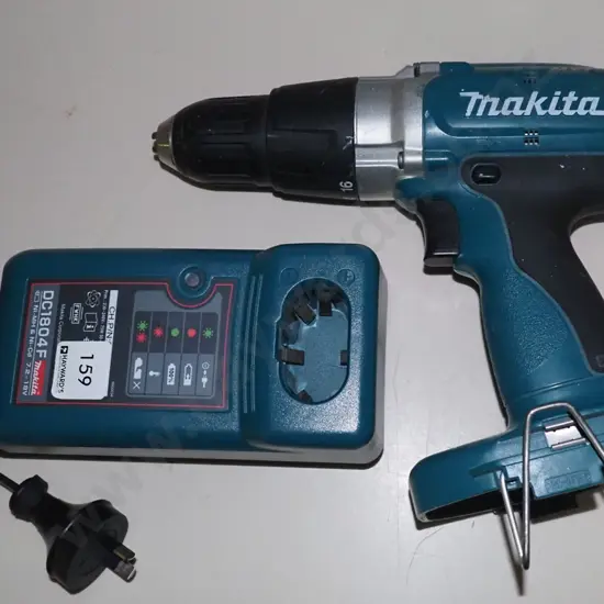 Makita 18V battery drill - no battery, has charger