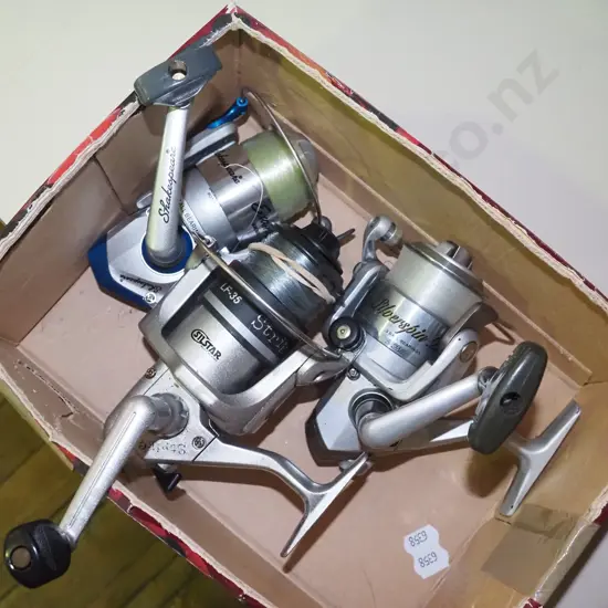 3x spinning reels