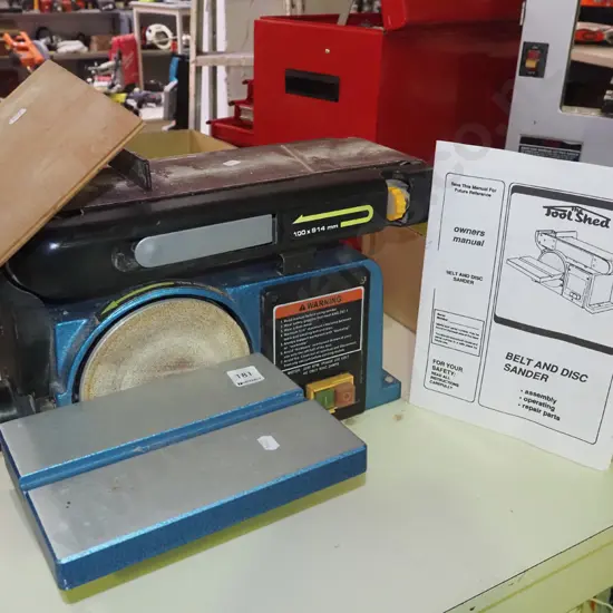 Tool Shed belt and disc sander