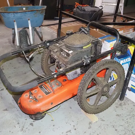 unusual DR trimmer/mower with Briggs & Stratton 6hp engine
