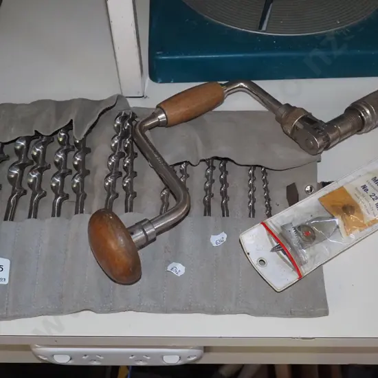 auger brace and bits, expansive wood bit