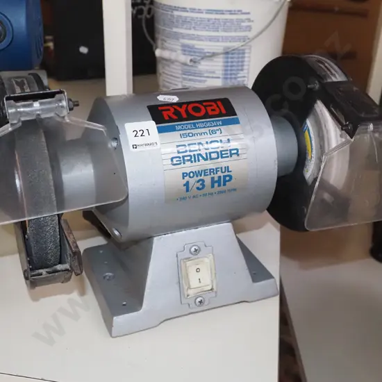 Ryobi 150mm bench grinder