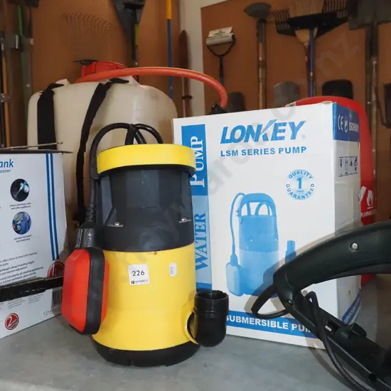 as-new Lonkey submersible pump