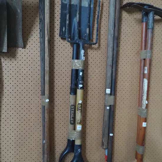 Stanley garden spade and fork