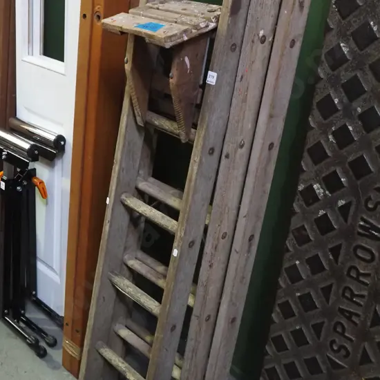 oregon extending ladder with clip on shelf