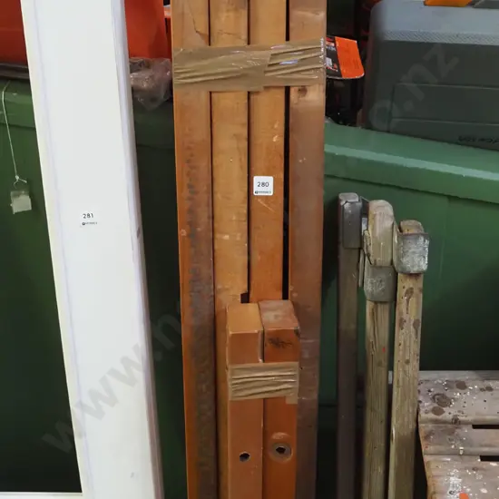 6 lengths of rimu from wire bed frame Tallest L-1910