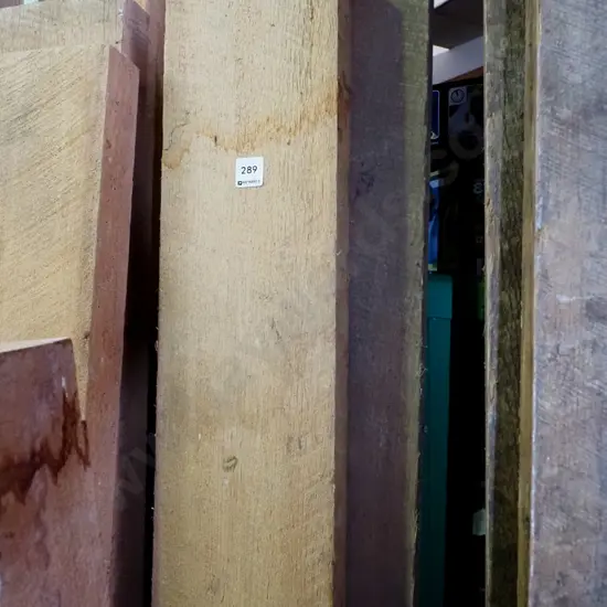 2x lengths of rough sawn kauri Tallest 2120x165x45