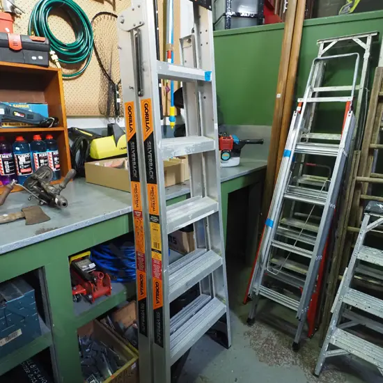 Gorilla 5 step aluminium ladder