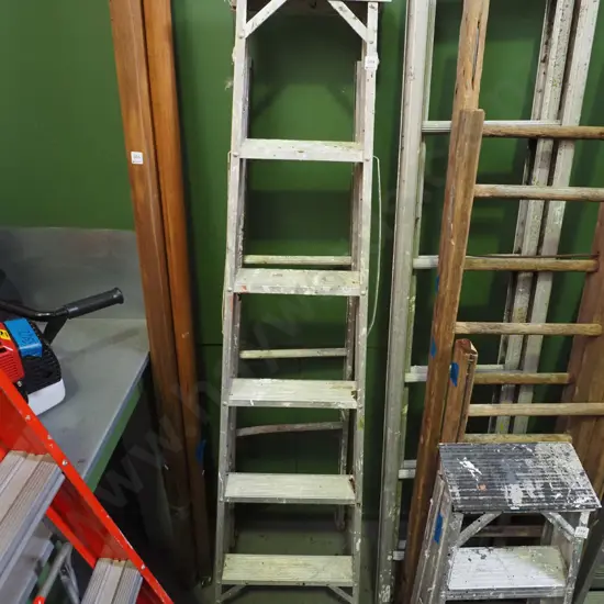 5 step aluminium ladder