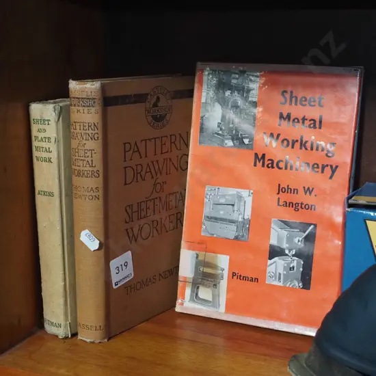 3x vintage sheet metal manuals