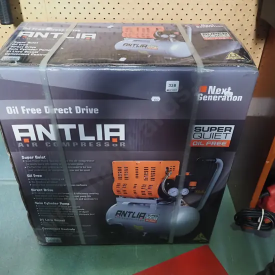 boxed as new Antila oil free air compressor
