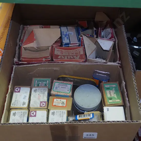 box of various screws and nails