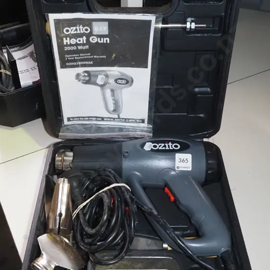 cased Ozito heat gun