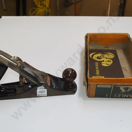 boxes Stanley No. 3 hand plane