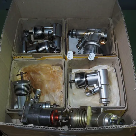 box of model plane engines