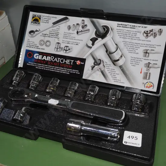 gear ratchet socket system