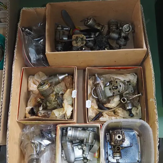 box of model plane engines