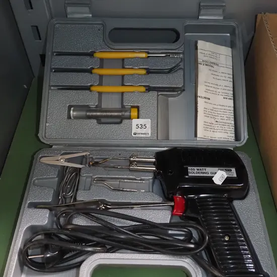 cased 105w soldering gun