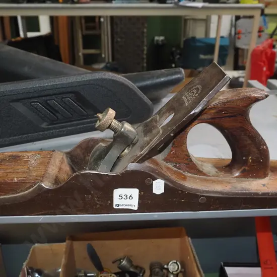 vintage heavy cast steel hand plane