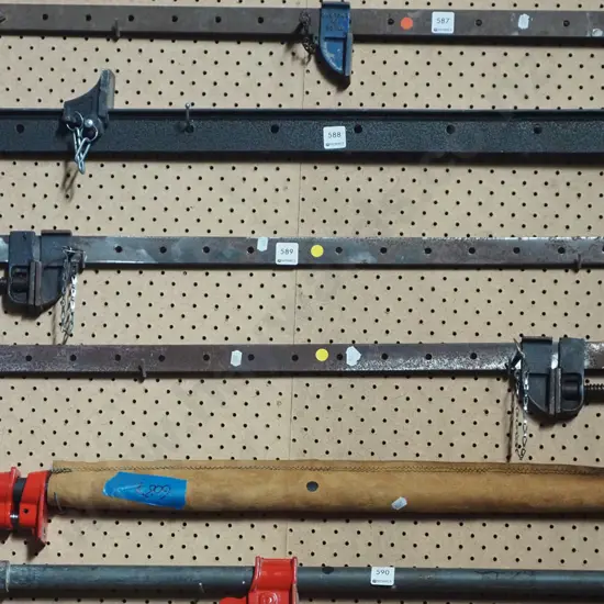 2x sash clamps L-910 - yellow dots