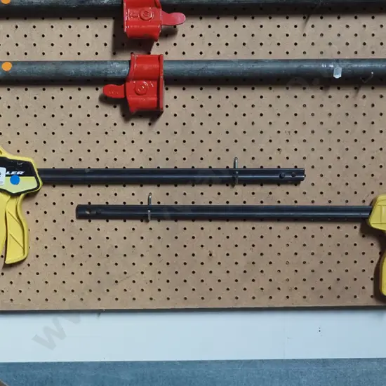 2x Fuller 450mm quick release  clamps - blue dots