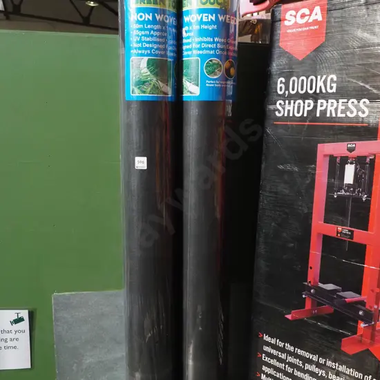 2x rolls of weed mat