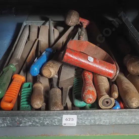 tray of files and rasps