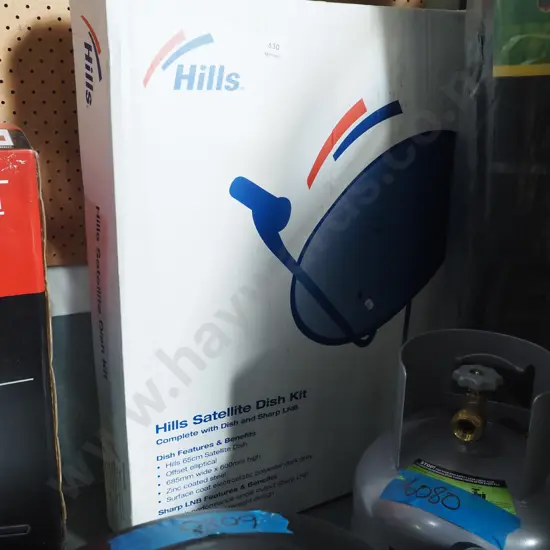 boxed Hills satellite dish