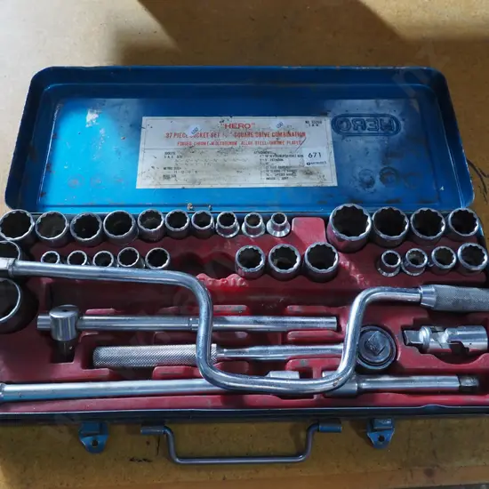 Hero 37 piece socket set - missing 2 sockets