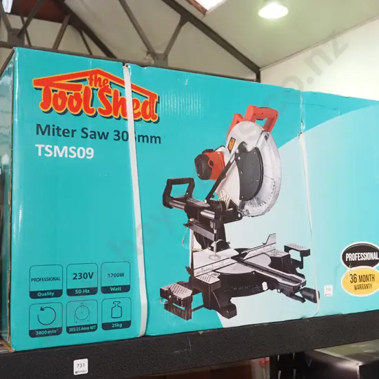 as new boxed Tool Shed 305mm mitre saw