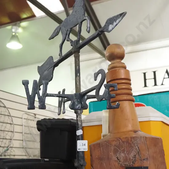 cast alloy wind vane