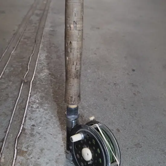 fly fishing rod and reel