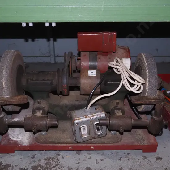 vintage belt driven grinders