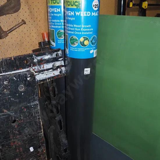 2x rolls of weed mat
