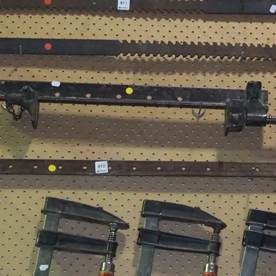 2x sash clamps Longest -1060 - yellow dots