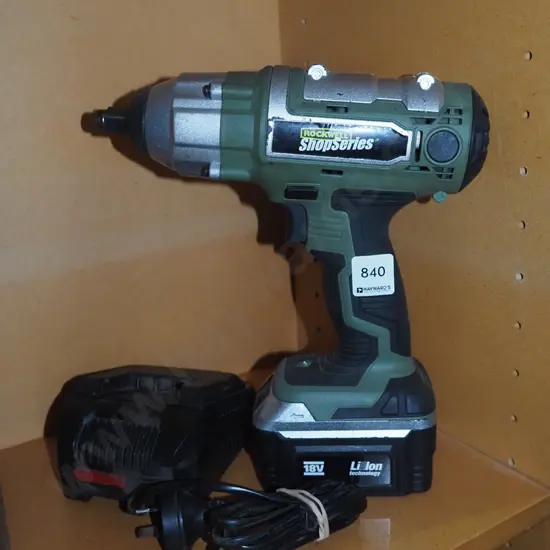 Rockwell 18v battery drill with charger