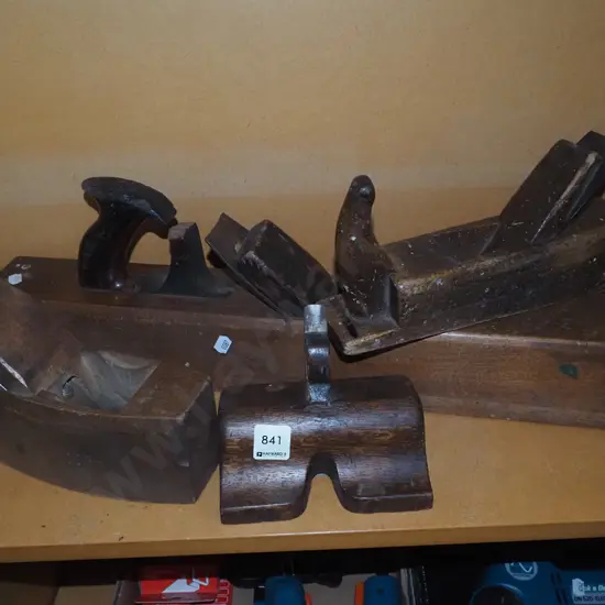 3x vintage hand planes, plunge plane