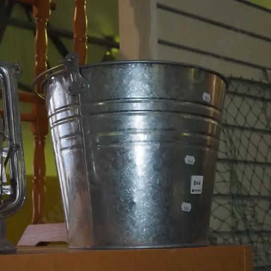 galvanised pail