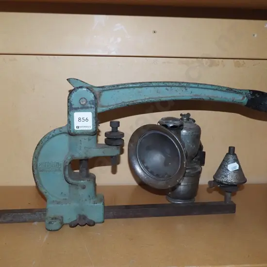 circular saw, press, vintage bike light