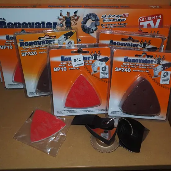 Renovator multi tool accessories