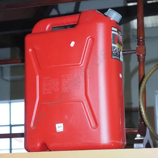 20L red plastic fuel container
