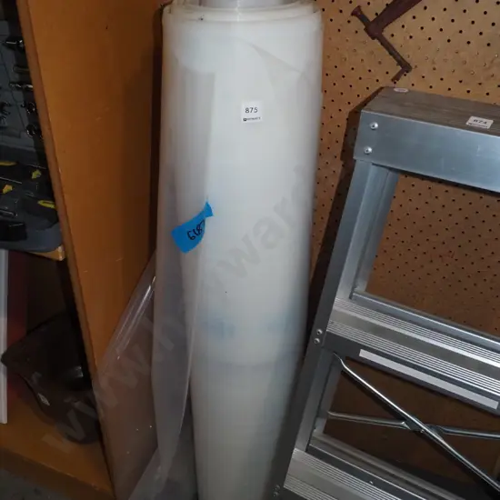 roll of clear agricultural plastic