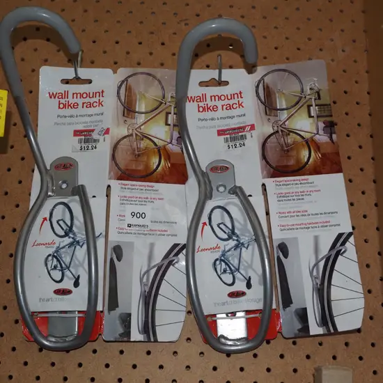 2x bike racks for walls