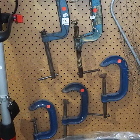 5x G clamps